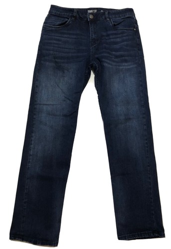 Straight Faded Denim Jeans Size 