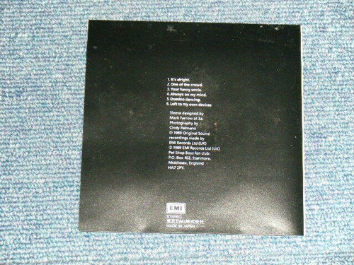 PET SHOP JUNGEN Japan 1989 CP28-5875 NM CD IN DER TIEFE - Bild 3 von 6