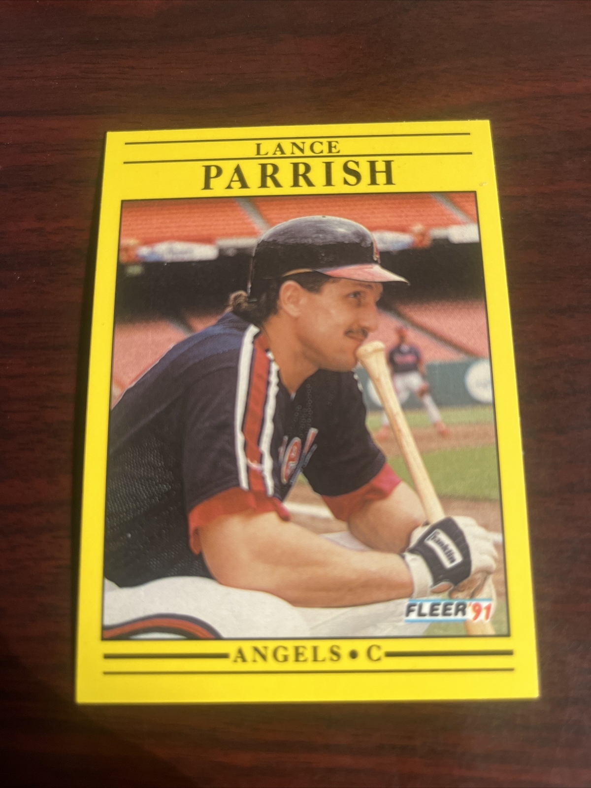 1991 Fleer Lance Parrish #321 California Angels NM-MINT