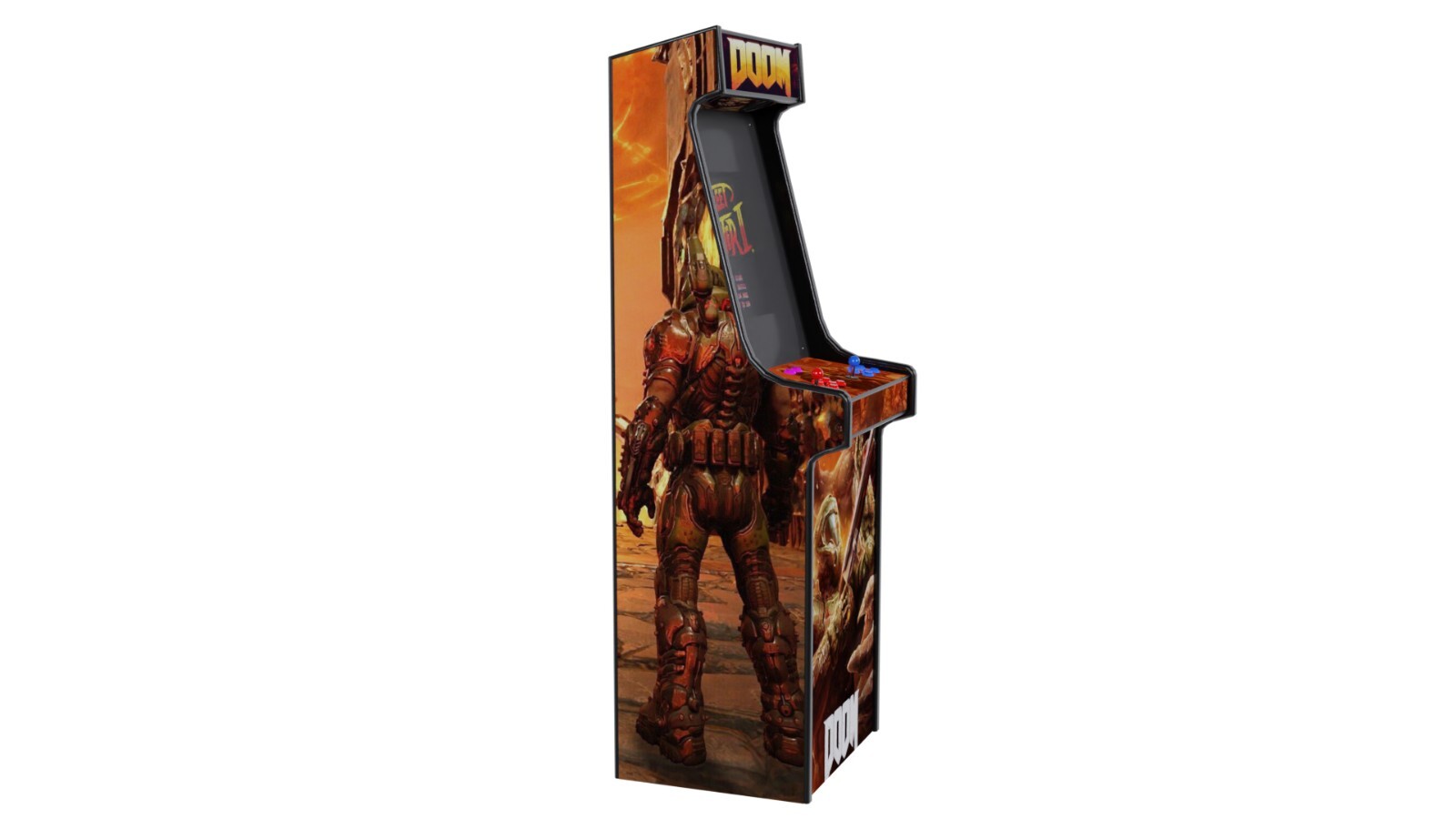 Stickers DOOM pour Borne Arcade MAME Vinyle 200g Kit Complet