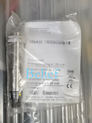 1pc BAUMER UNAM 18I6903/S14 Ultrasonic distance sensor Brand new Fedex or DHL