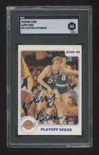 LARRY BIRD 1986 STAR CARD #9 AUTOGRAPH CERTIFIED SGC  CELTICS LEGEND HOF  RARE