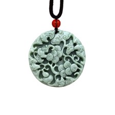 Jade Bat Pendant Necklace Accessories Jewelry Amulets Natural Pendants Green