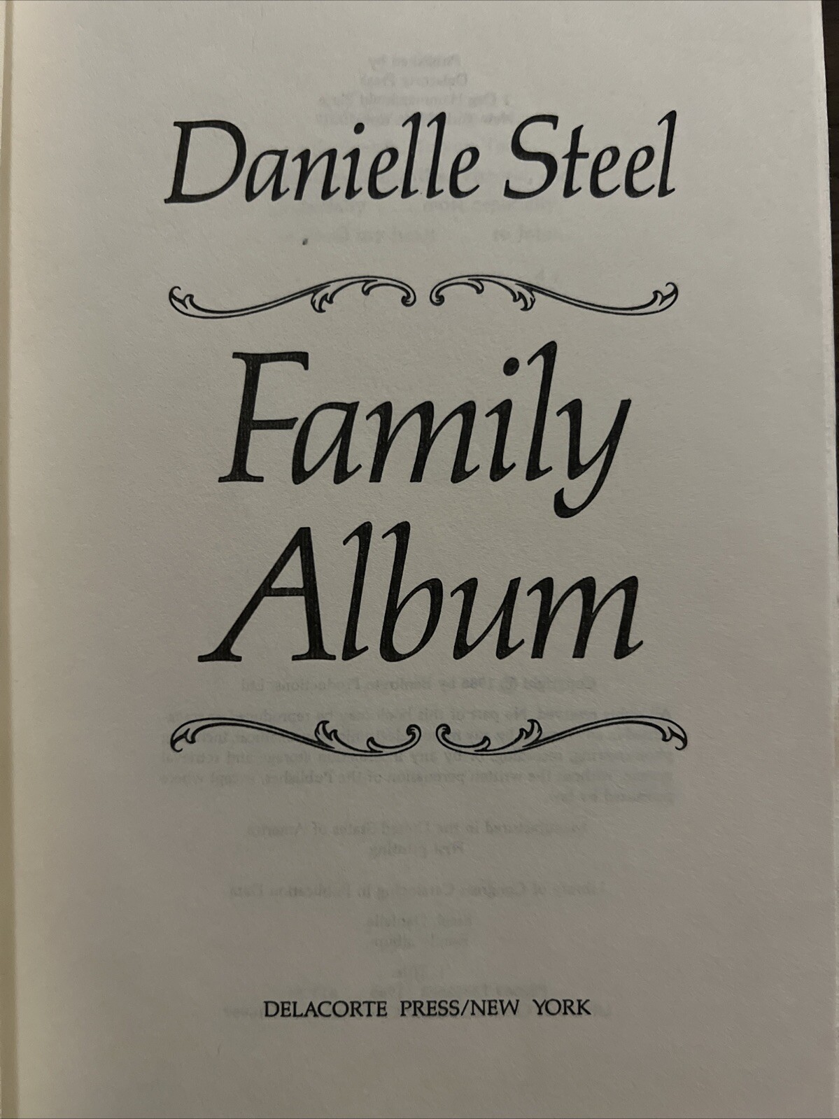 Family Album by Steel, Danielle. First Edition 1985