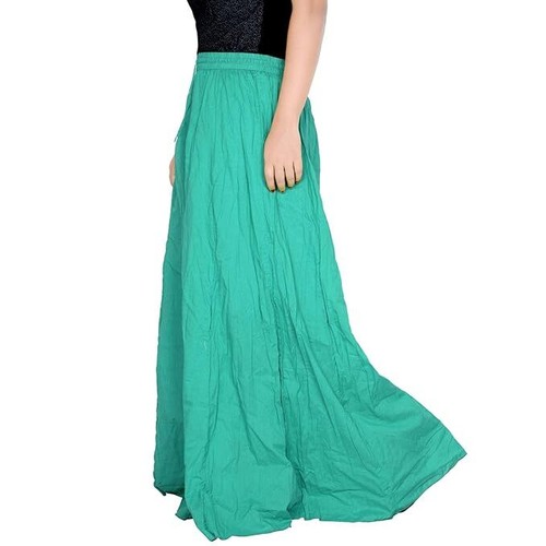 Women cotton long Skirt Full length Maxi Skirt Solid Comfortable Skirt - Picture 56 of 74
