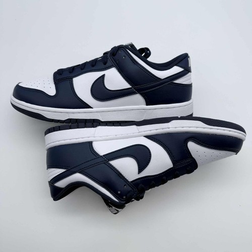 Nike Dunk Low Retro Mens Shoes Navy Blue White UK 8.5 EU 43 US 9.5 HF5441 107 - 第 2/8 張圖片
