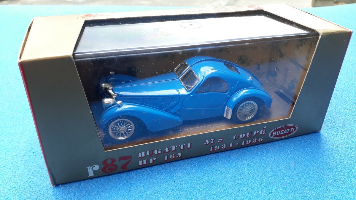 Brumm R87 - Bugatti 57s Coupe Hp 165 (1934-1936) Bleu 1:43
