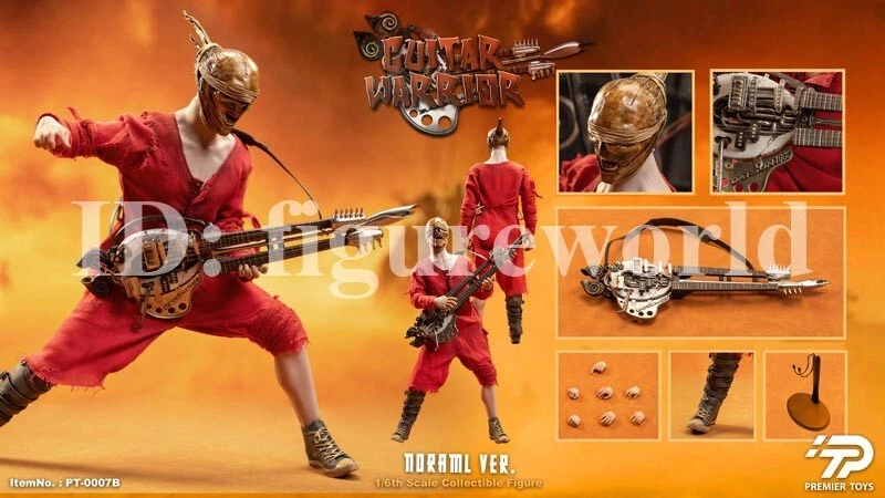 Figura de acción modelo juguete PREMIER TOYS PT0007B 1/6 Mad Man Max Wasteland guitarrista Foto 2 de 4