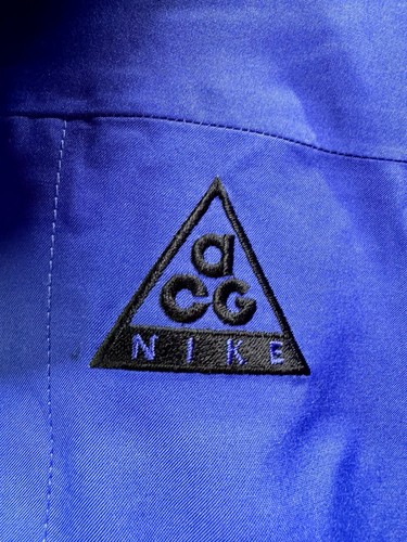 VTG 90’s Nike ACG Storm Fit Blue Light Mountain Parka Jacket Mens XL Rain Coat - Picture 4 of 9