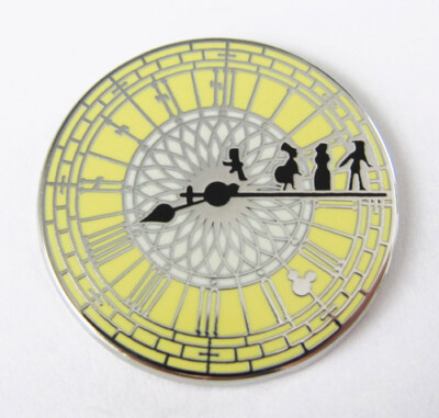 Disney Pins Peter Pan Big Ben Clock Hidden Mickey COMPLETER Pin