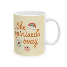 Colorful Motivational Ceramic Mug - Perfect for Coffee Lovers 