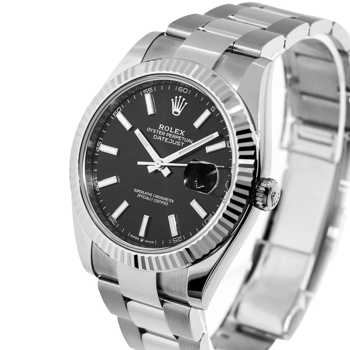 Rolex Datejust II Stainless Steel Band Wristwatches
