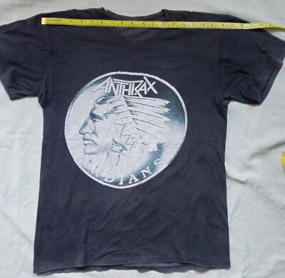 Vintage T-Shirt ANTHRAX Indians Rock Thrash Metal 