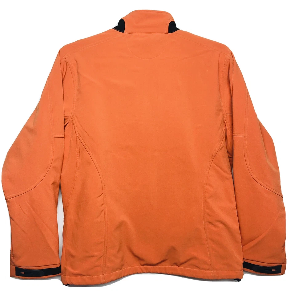 Chaqueta para hombre Zorrel Soft Shell Weather Series forrada naranja negra talla mediana Foto 2 de 4