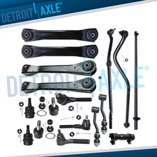 17pc Front Upper Lower Control Arm Ball Joint Tierod for 1991-1999 Jeep Cherokee