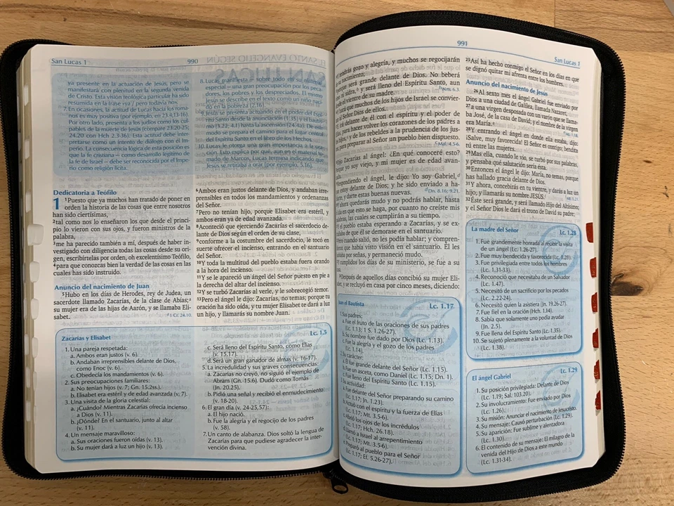 Biblia Pastoral con Cierre para la Predicacion Reina Valera negro con bosquejos - Image 4 of 4