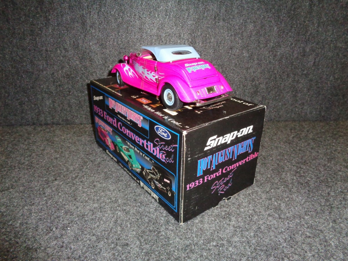 SNAP-ON TOOLS 1933 FORD CONVERTIBLE STREET ROD DIECAST CAR HOT