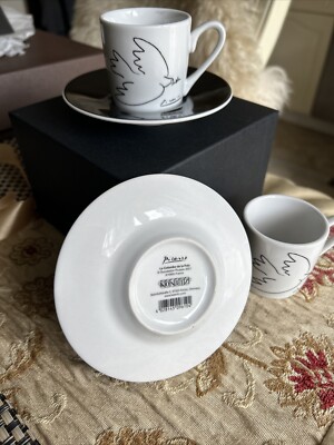 Könitz Picasso La Colombe Espresso Set 4-tlg. 2 Tassen mit Untertassen 85ml