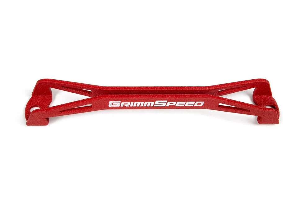 Bateria leve vermelha GrimmSpeed amarrada para 2002-2021 Subaru WRX STI e mais - Imagem 3 de 3