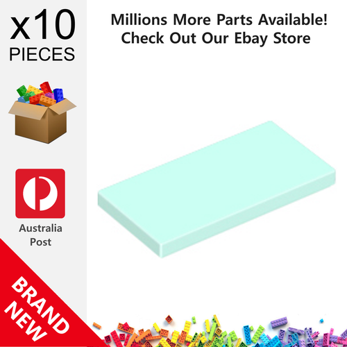 10x Genuine LEGO™ - 2 x 4 Tiles - 87079 38879 71150 New Tile Parts - Picture 20 of 36