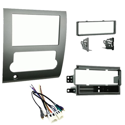 99-7424 Car Stereo Single Din Radio Install Kit & Wires for 08-12 Titan with Amp - Bild 1 von 4