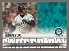 KEN GRIFFEY, JR 2012 Topps CAREER DAY Insert Card #CD-2 Seattle Mariners MVP HOF