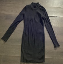 Fashion Nova Women’s Black Turtle Neck Bodycon Dress Size M
