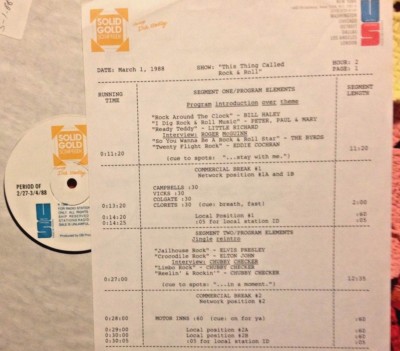 RADIO SHOW: 3/1/88 R&R: BILL HALEY, PP&M, CHUBBY CHECKER, CHUCK BERRY, BOB SEGER