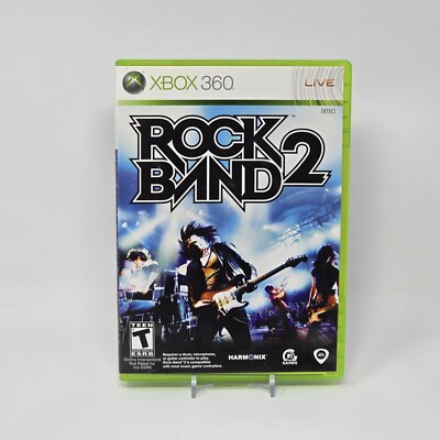 Rock Band 2 (Xbox 360) CIB COMPLETE & TESTED