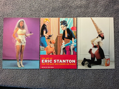 Taschen Books Eric Stanton Eric Kroll (3) Go Card Rack Advertising Postcard Lot