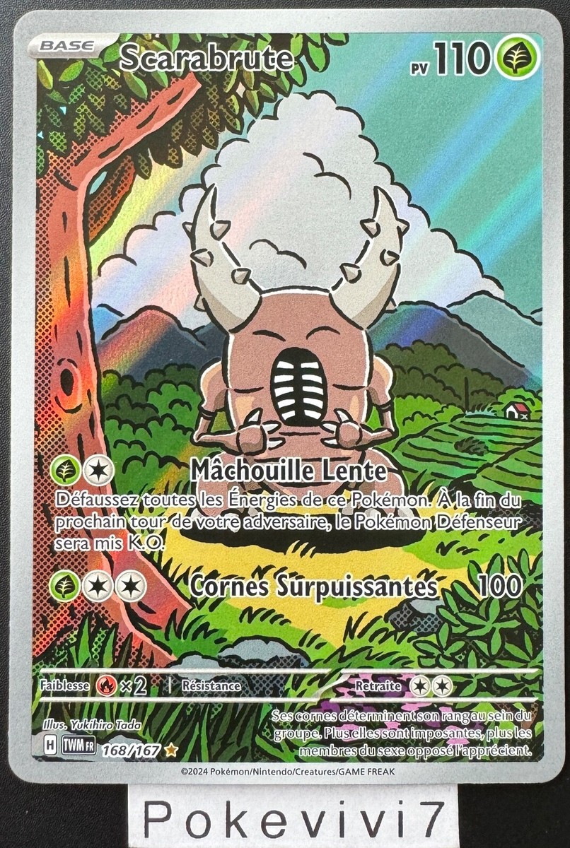 Carte Pokémon Scarabrute 127/165 Reverse EV3.5 Mini Série 151 NEUF