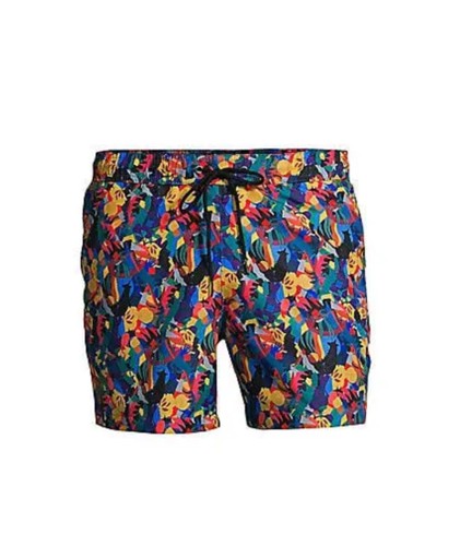 NUEVO PAUL SMITH Hombres Vibrante Multicolor Corte y Pasta Estampado Natación Corto XL NUEVO SIN ETIQUETAS $175 - Imagen 2 de 10