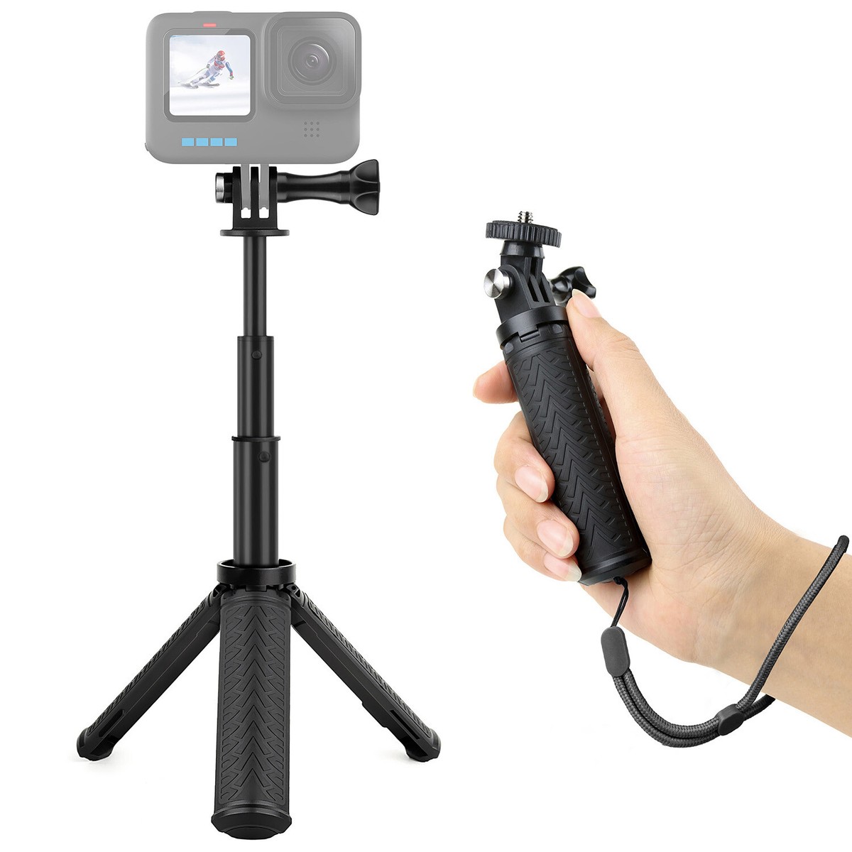 Mini Tripod Stand Selfie Stick for GoPro Hero 13 12 Insta360 DJI Action  Camera