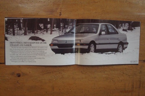 1990 Peugeot 405 505 Brochure - Picture 8 of 9