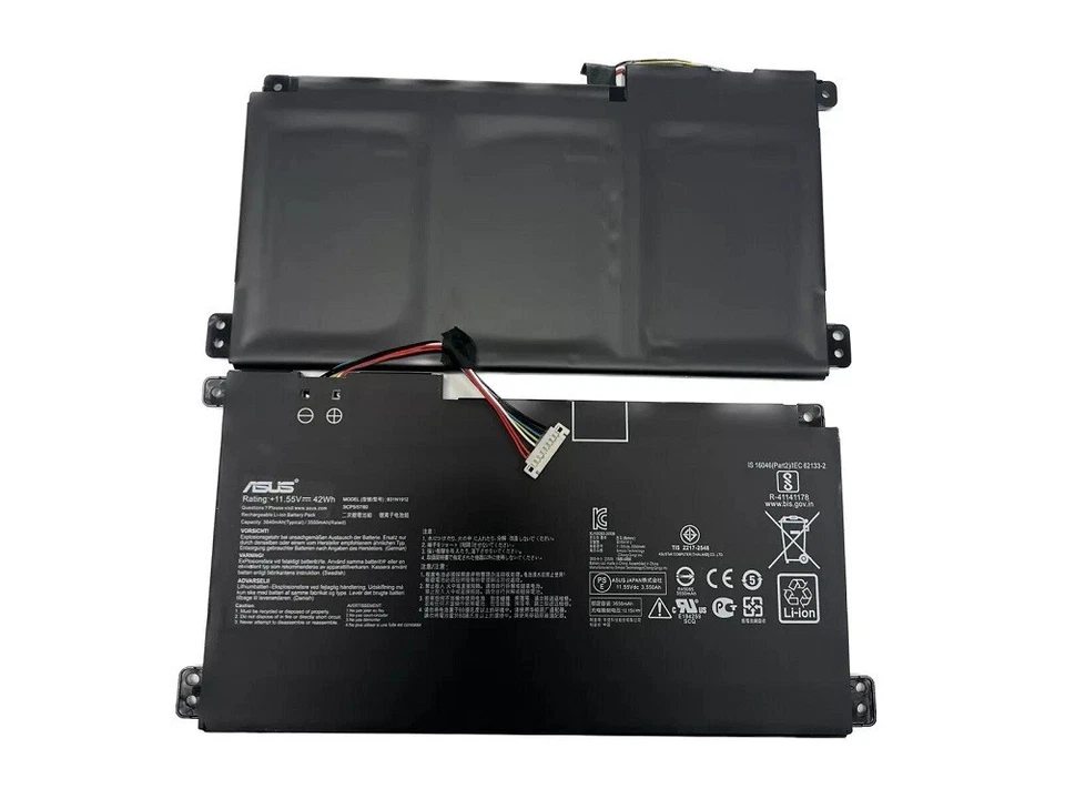Batería Original B31N1912 C31N1912 para ASUS VivoBook14 E410M E410MA E510M L410MA Foto 2 de 3