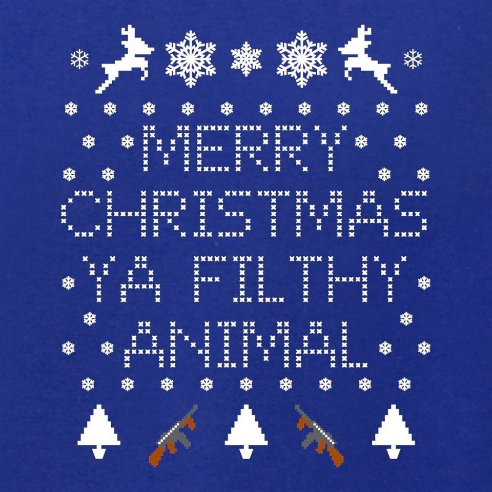 Maglione Natalizio Per Bambina, Design Buon Natale Ya Sporco Animale, Novità, Cotone E Poliestere - Nuovo Con Etichette - Foto 9