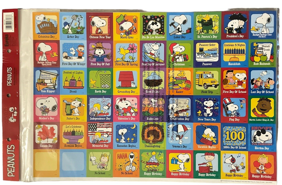 Eureka Peanuts Snoopy Doghouse School Calendar Bulletin Board Set eureka-peanuts-snoopy-doghouse-school-calendar-bulletin-board-set