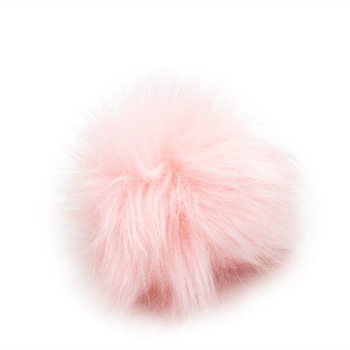Set of 6 Fluffy 11cm-4.3inch Faux Fur Pom Pom for Beanie Hat w/Press Button - Picture 35 of 41