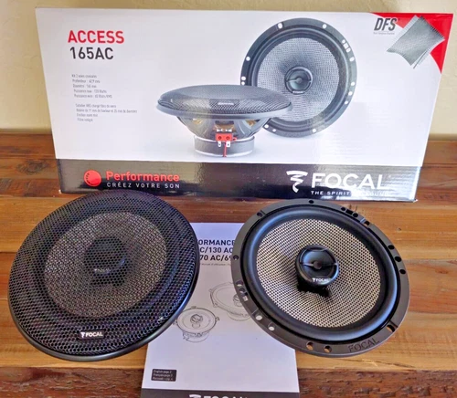 Focal 6.5" Coaxial Car Speakers 165AC - 165mm (Pair) NEW 60W RMS