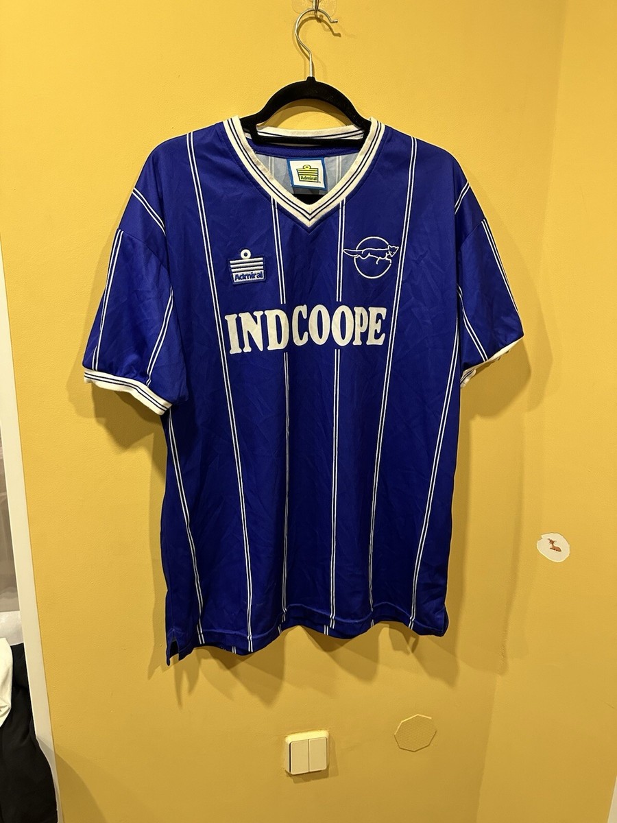 Mens Leicester City FC Retro Repro Football Home Shirt 1983-85