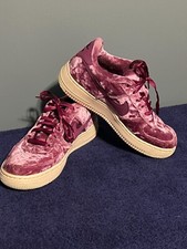 NIKE AIR FORCE 1 LV8 LOW SIZE 6Y CRUSHED VELVET 849345-601