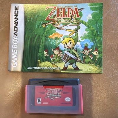 Legend of Zelda The Minish Cap Nintendo Game Boy Advance + Manual - Tested!