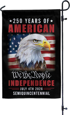 USA 250Th Anniversary Patriotic Eagle Garden Flag Flag, We the People Independen