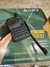 Sony CM-R111 Vintage Cellular Phone With Original Paperwork And Box.