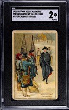 1911 Hoffman House T70 Historical Events Psa 2 Gd Washington At Valley Forge