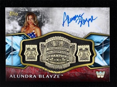 2017 Topps Legends of the WWE Red 1/1 Alundra Blayze #ARC-MD Auto 0c3