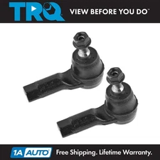 TRQ Tie Rod End Outer LH RH Pair for Mitsubishi Lancer Outlander New