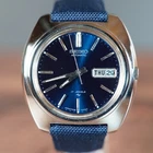 Seiko Men's Automatic Day/Date Watch 7006-7007 Vintage, Blue Dial, 39mm