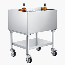 Commercial Ice Bin, 65.1 Qt Max Capacity, NSF Certified