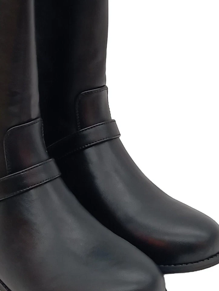 MICHAEL KORS Bottes à l’écuyère Dames Botte haute T EU 36 noir style décontracté - Photo 3/4